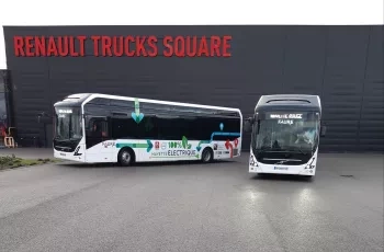 Electric buses Renault Trucks site