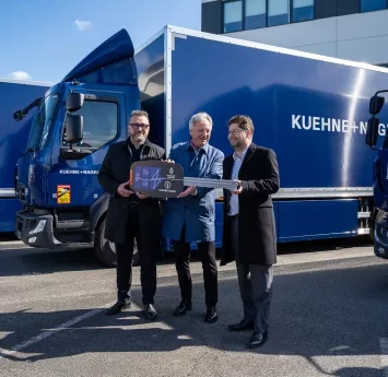 Kuehne Nagel Renault Trucks camions électriques
